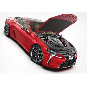 3D model Lexus LC 500 2018